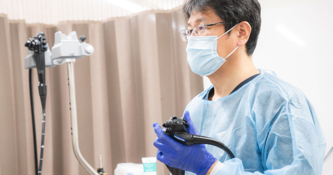 内視鏡検査の様子